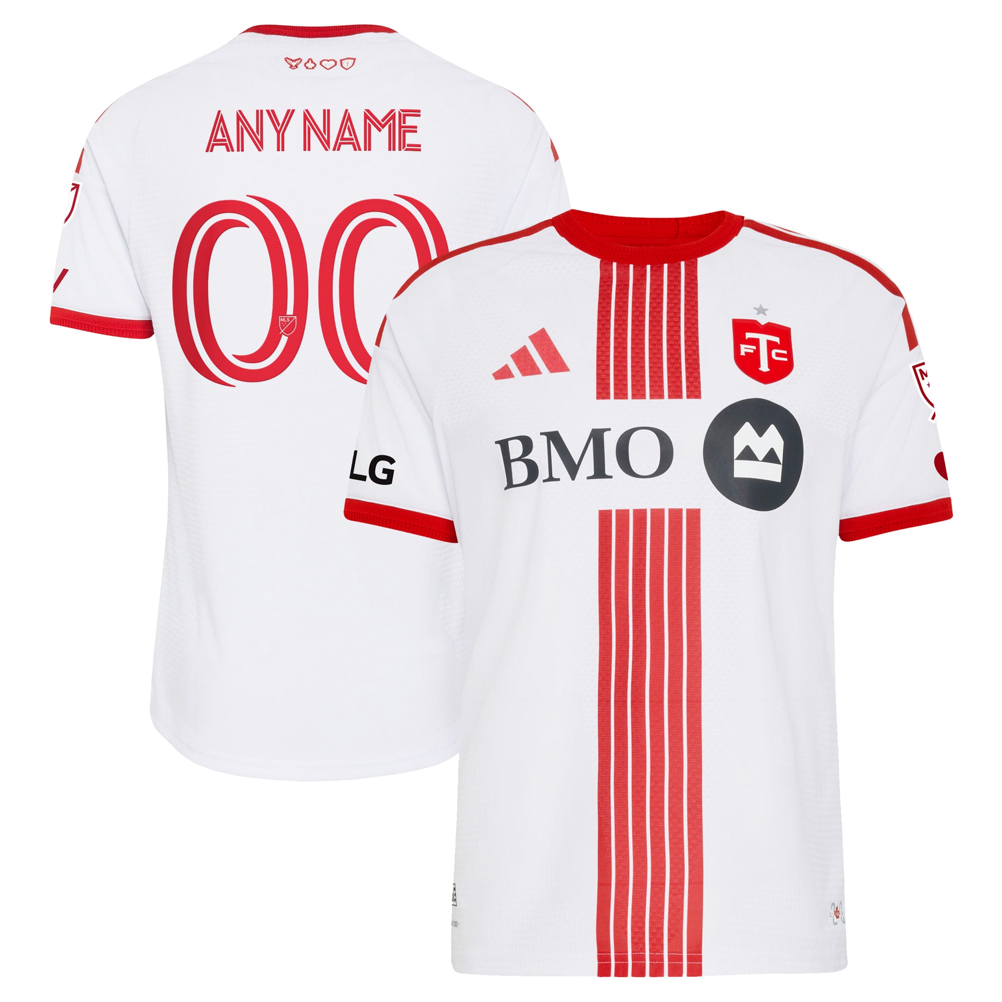 [SJH] Youth Toronto FC 2026 Winter Kit On-Field Authentic Patch Custom Jersey - White