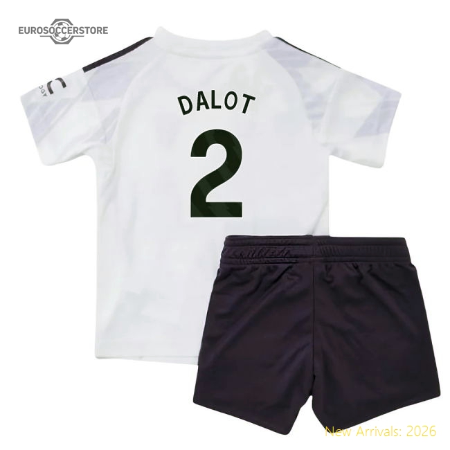 Man Utd Away Baby Kit 2025-2026 Match Day Jersey Stadium Approved