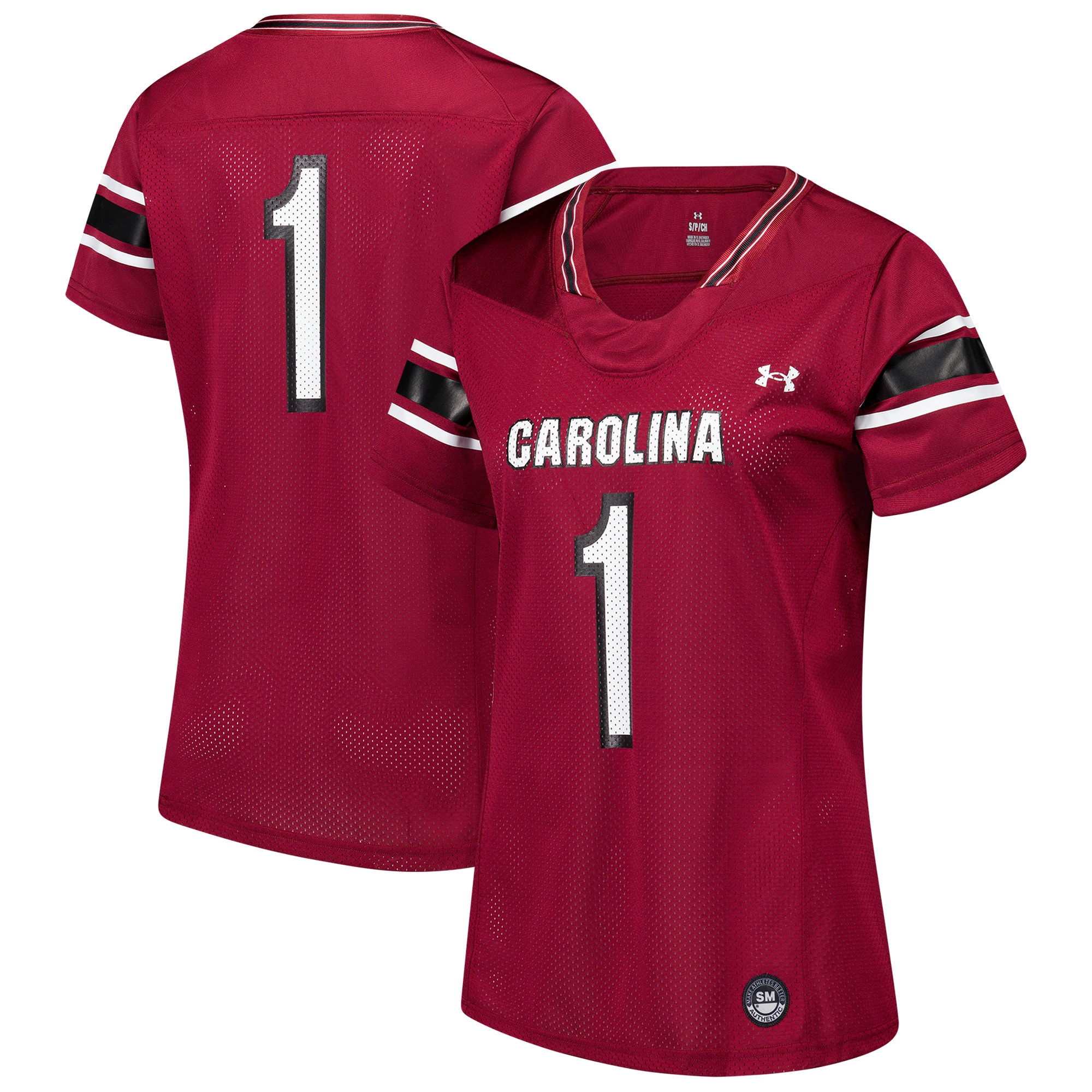 #1 South Carolina Gamecocks Women's Replica 2026 Season Football Jersey - Garnet