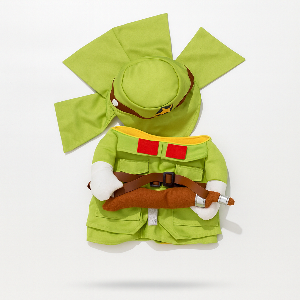 – Funny Military Hat Faux Dog Outfit Indoor Comfort | Unique Design