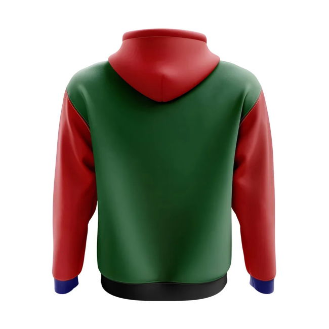 Top-Tier South Africa Concept Country Football Hoody (Green)