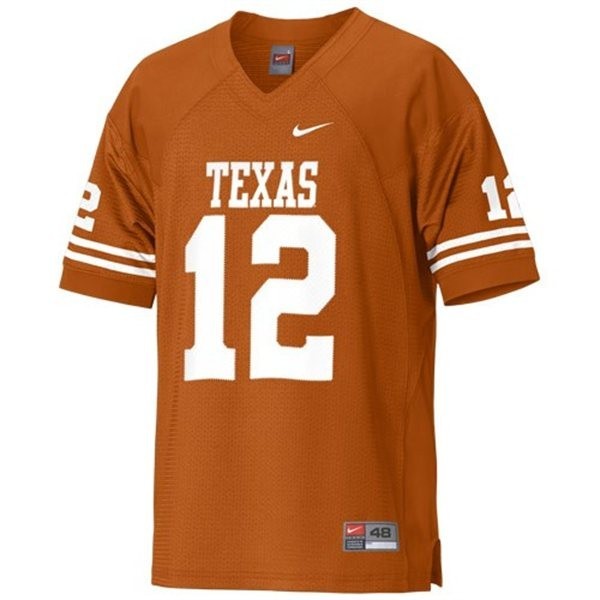 Youth(kids) Texas Longhorns #12 Colt Mccoy Hook Em Jersey