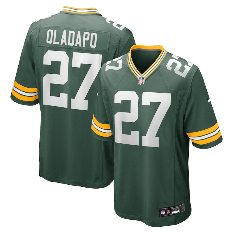 None Kitan Oladapo Fan Favorite GB Packers Pro-Level Jersey Football A