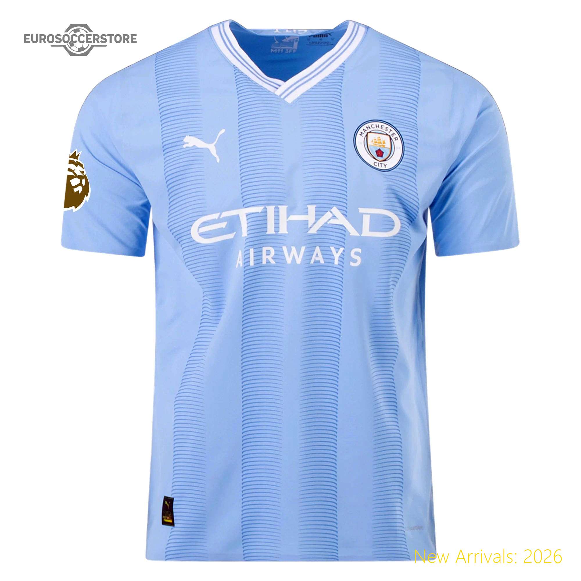 Officially Licensed Men Elite Mci Iconic Player Home Jersey 2023