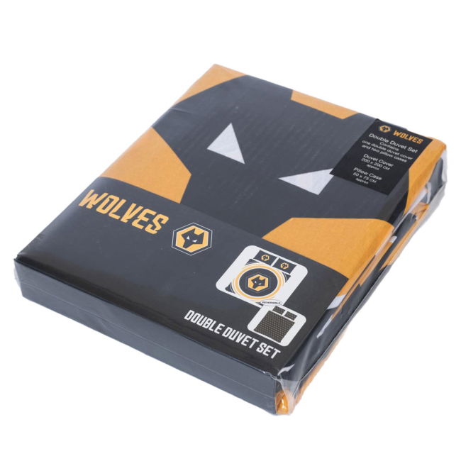 Wolverhampton Wanderers FC Pulse Double Duvet Set | Top Quality