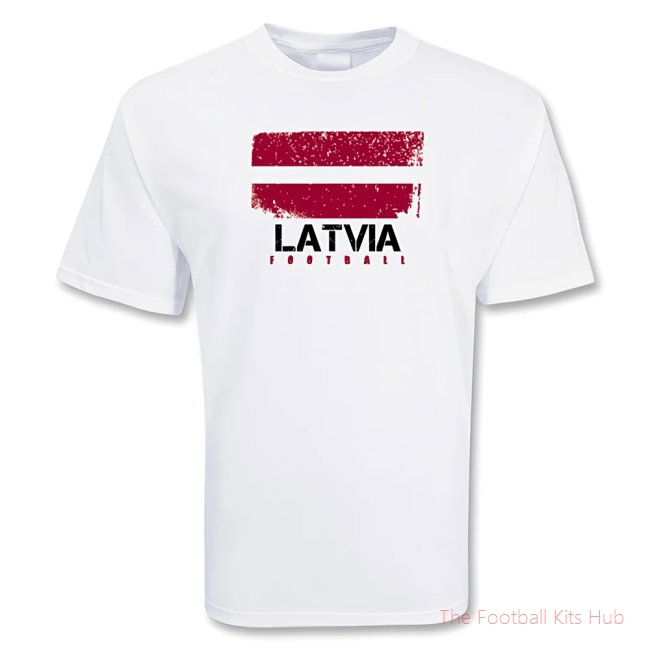Men Latvia Football T-shirt