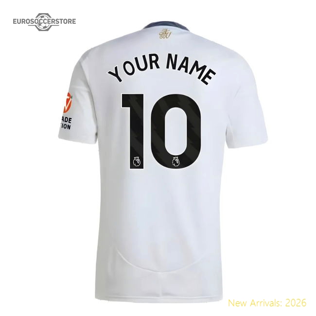 Authentic 2024-2025 Aston Villa Away Shirt (your Name) - Premium