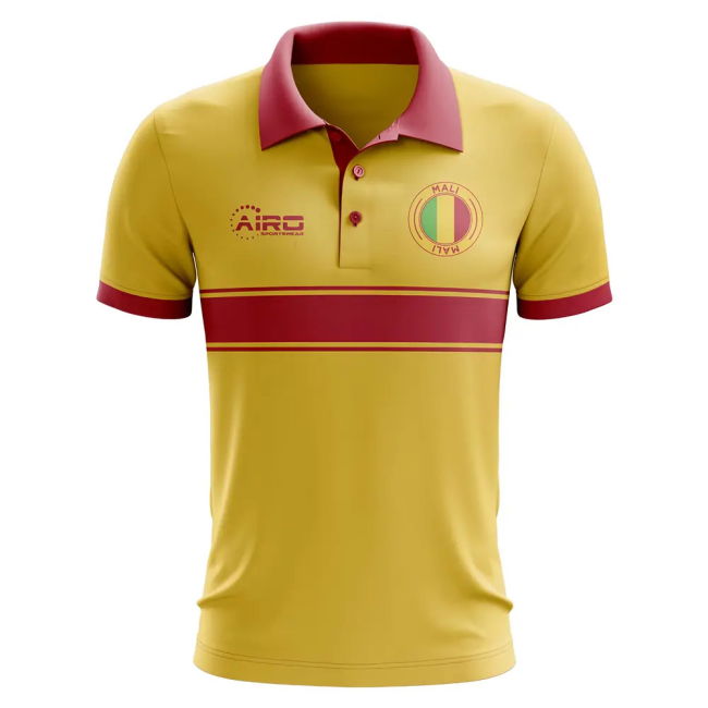 Championship Limited-Edition Mali Concept Stripe Polo Shirt (Yellow)