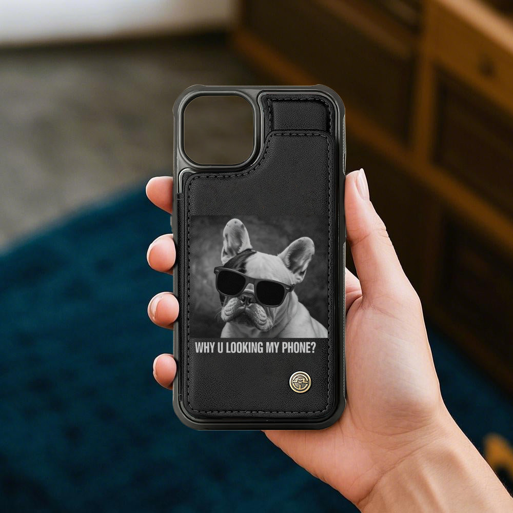 Minimal-Aesthetic Xena - Leather Wallet Case For For Iphone & Samsung...