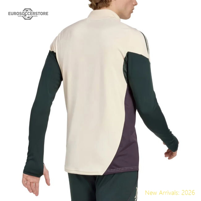 Supporter 2025-2026 Juventus Eu Training Top (Ecru Tint)