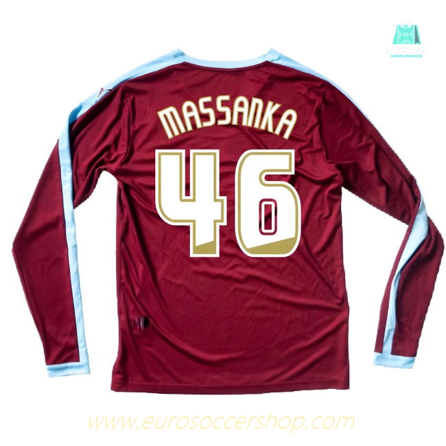 Burnley 2015-16 Long Sleeve Home Shirt ((Excellent) S) (Massanka 46)