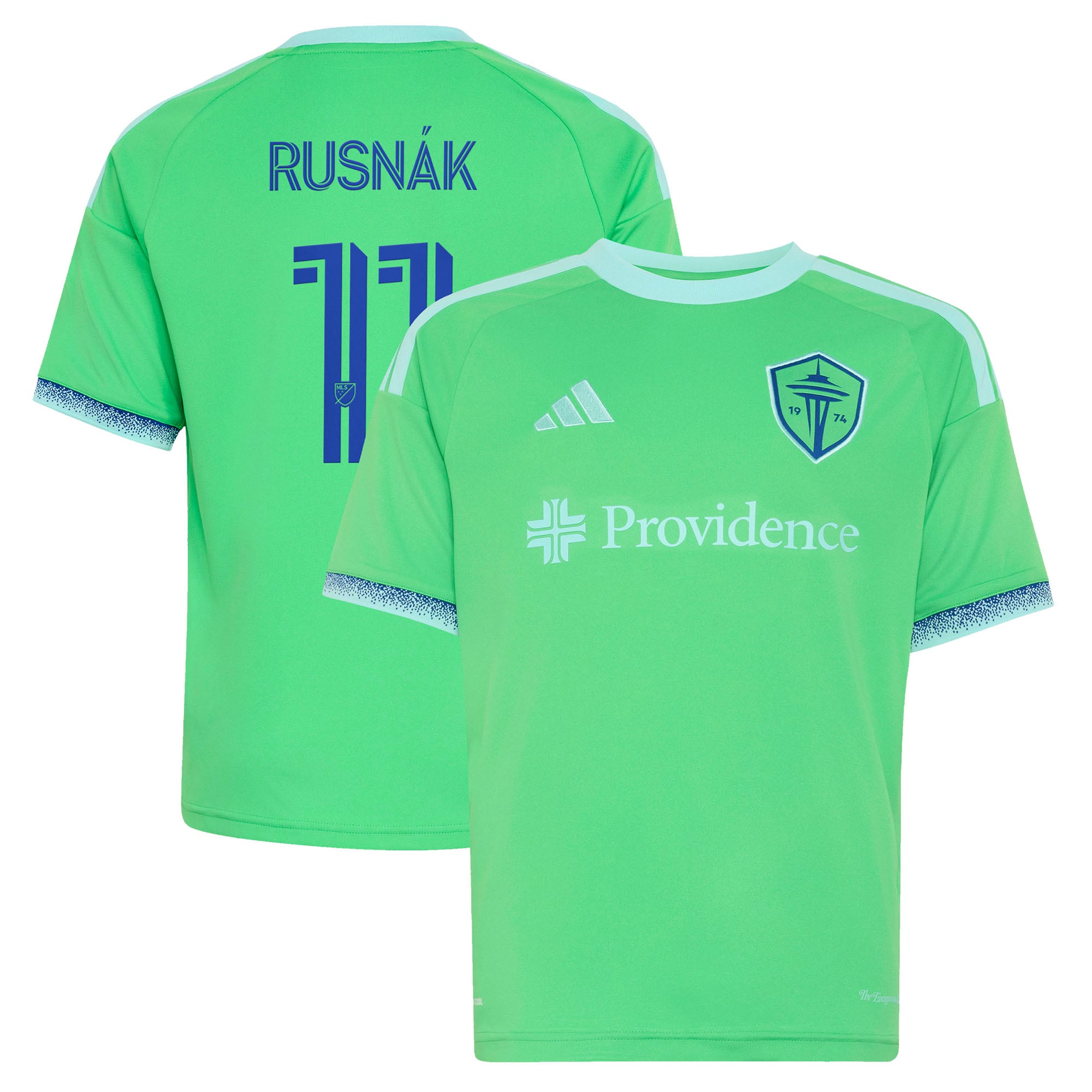 [SJH] Albert Rusnak Seattle Sounders FC Youth The Evergreen State Kit Replica Jersey - Rave Green