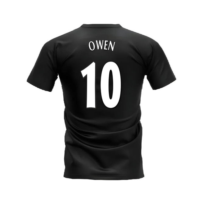 Authentic Liverpool Owen 10 2000 Liverpool 2000-2001 Retro Shirt T-...