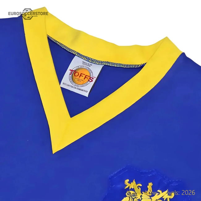 Authentic Leeds United 1956-61 Retro Football Shirt - Premium Quality