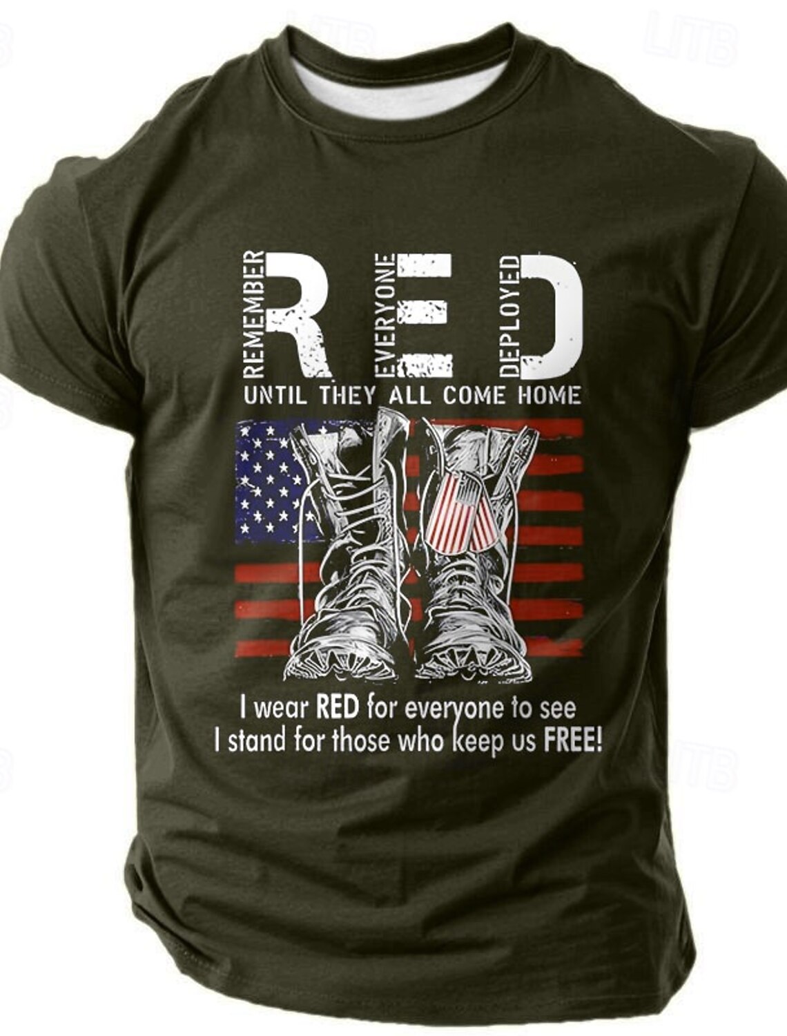 4th of July 2026 250th Memorial Day Men's Patriotic Patriot 3D Print Veteran Crew Neck Short Sleeve T-Shirt Outdoor Sports Street