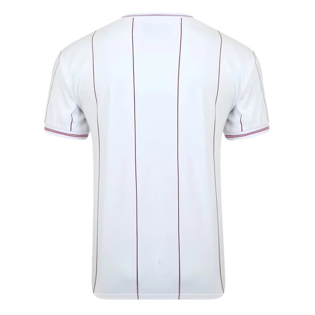 Score Draw Aston Villa 1982 Euro Final Retro Football Shirt