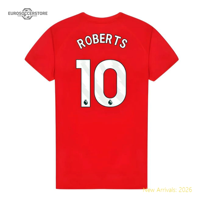 Sunderland Poly T-Shirt Red - Junior Roberts 10 Player Replica