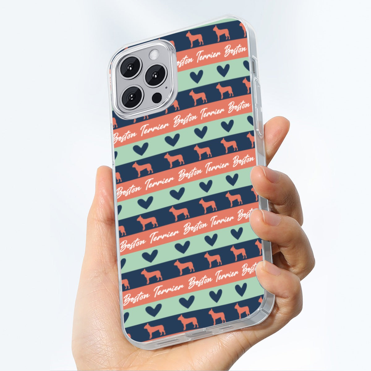 Durable Cozy Ella- Iphone Case For Boston Terrier Lovers for Daily Life