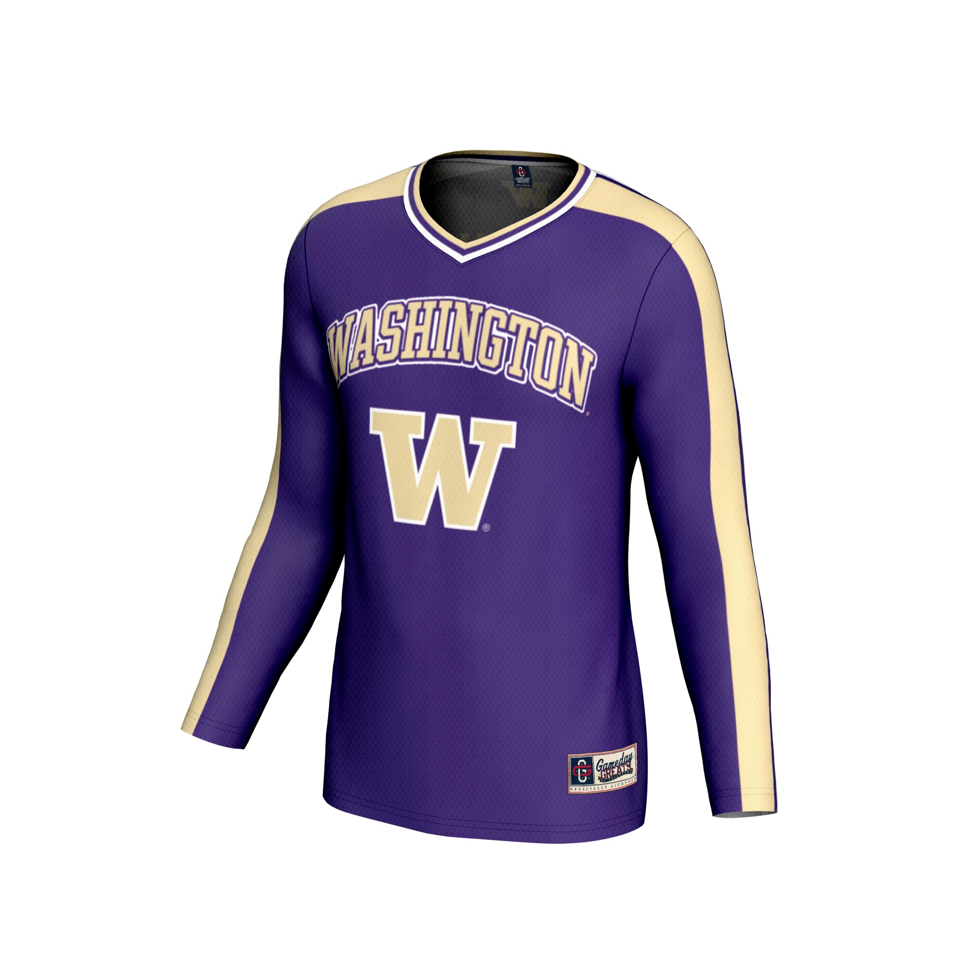 Washington Huskies GameDay Greats Unisex NIL Pick-A-Player Collegiate Women's Volleyball Lightweight Fashion Jersey - Purple