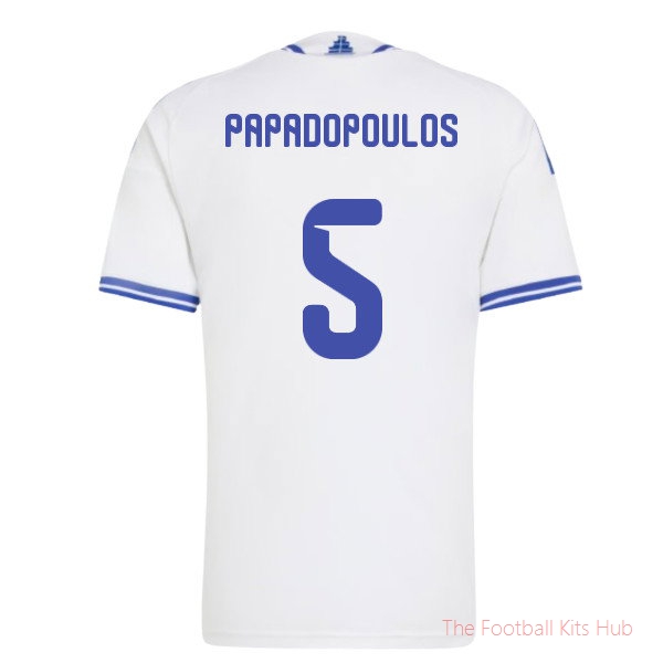 [LK] 2026/27 Greece Home Shirt (Papadopoulos 5)