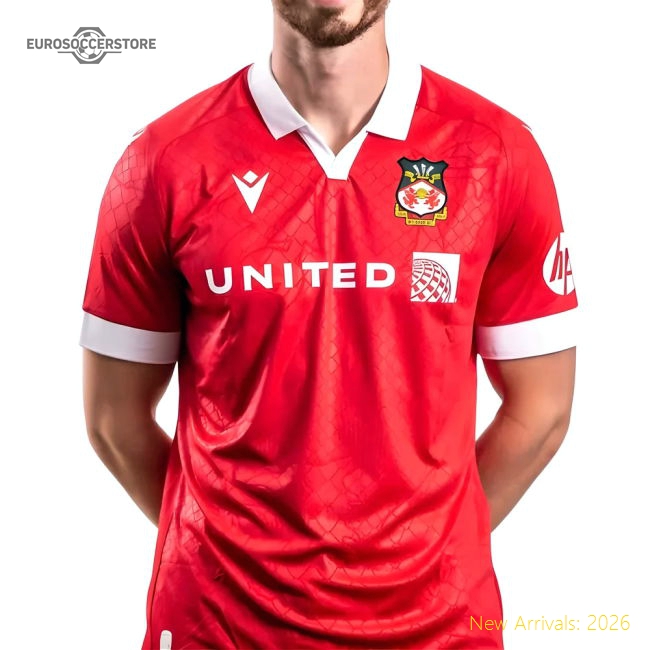 2024-2025 Wrexham Home Shirt - Collectors Item - Authentic Design