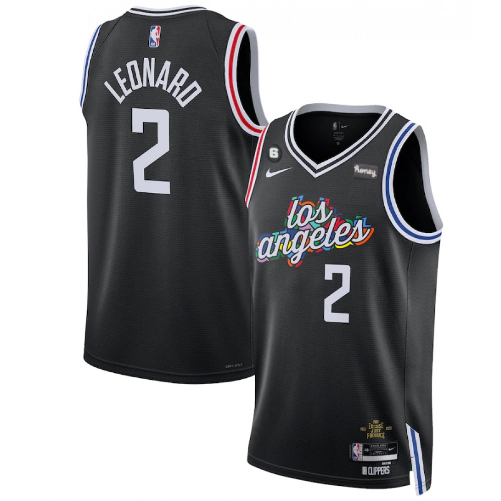 Authentic Kawhi Leonard2 Jersey - Black City Edition - Fan Favorite