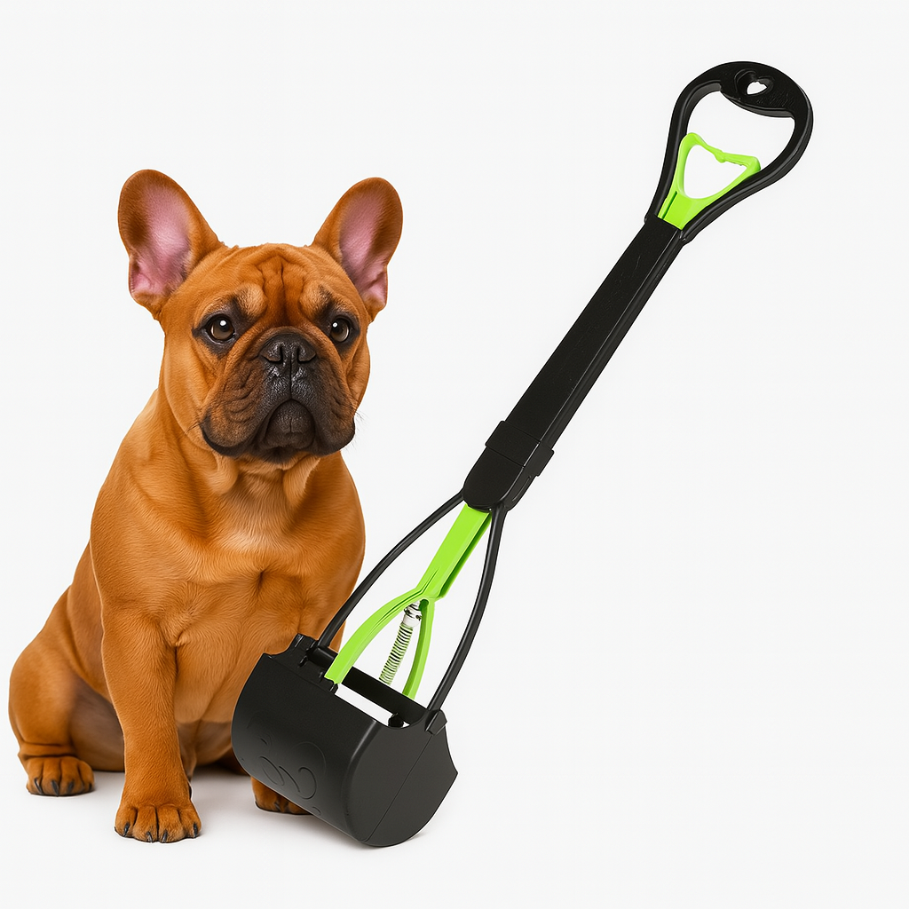 Pet-Lover Pawscooper French Bulldog Poop Scooper – Quick-claw Spring ...