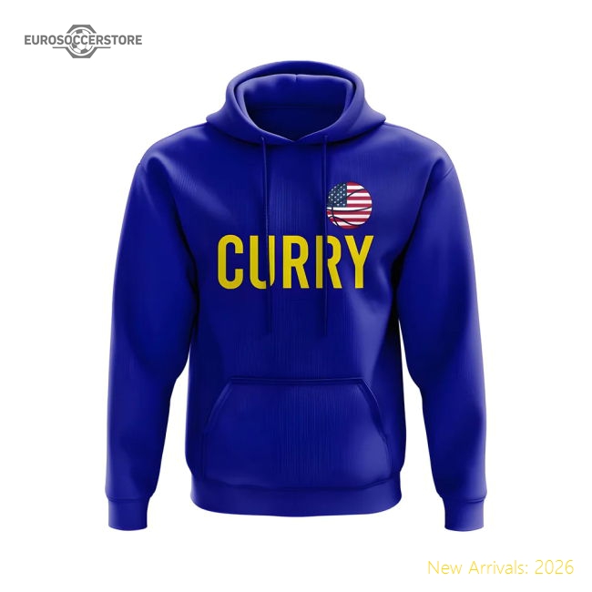 Steph National Teams Curry Usa Name Hoody (Royal Blue) Xsb (3-4 Years)