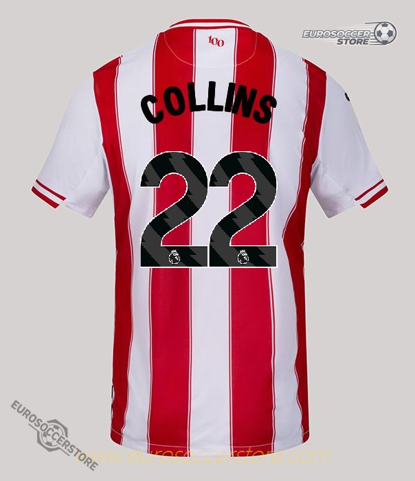 Brentford 25-26 Season Home Version COLLINS 22 Football Jersey