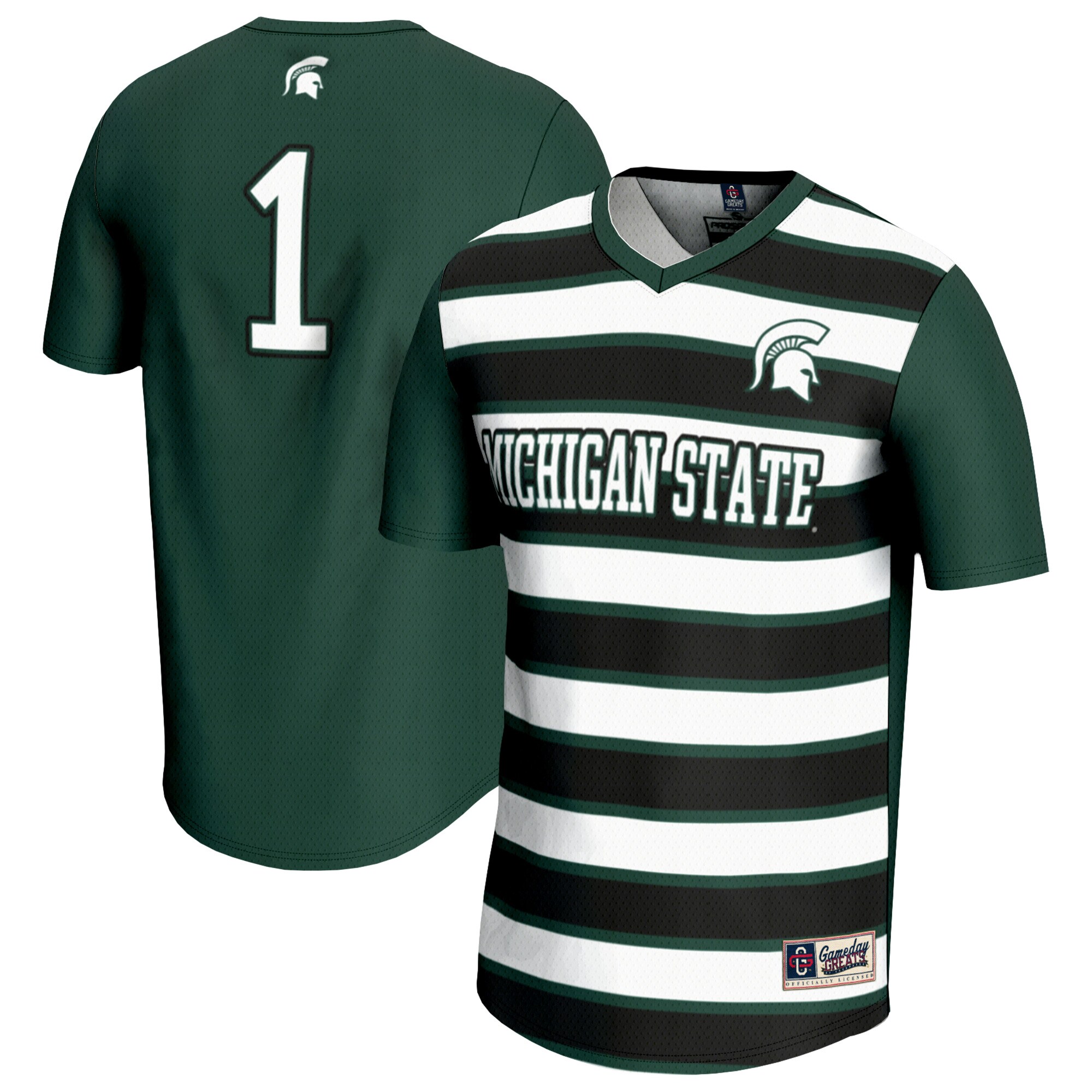 [SJH] Michigan State Spartans GameDay Greats Youth Lightweight Soccer Fashion Jersey - Green