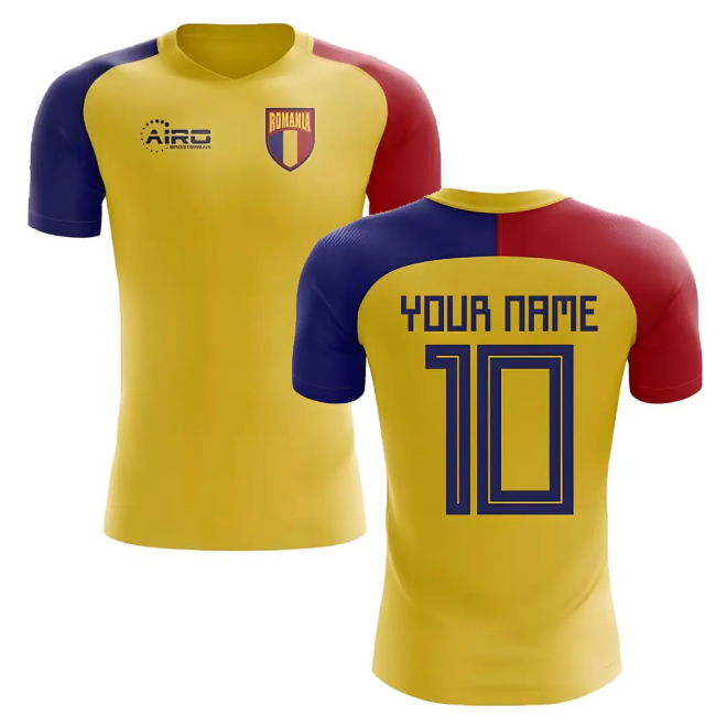 2025-2026 Romania Home Concept Football Shirt (Your Name)