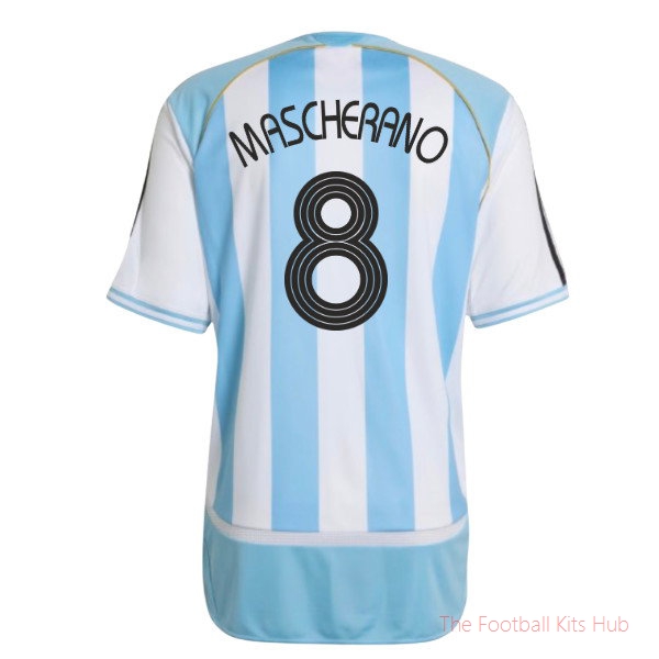 Performance Argentina 2006 Reissue Home Shirt (Mascherano 8)