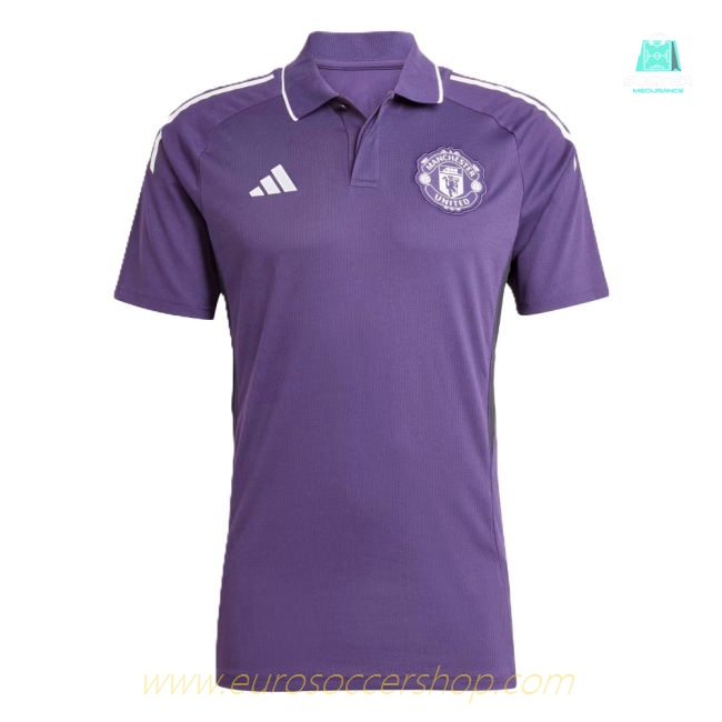 2025-2026 Man Utd Polo Shirt (Aurora Plum)