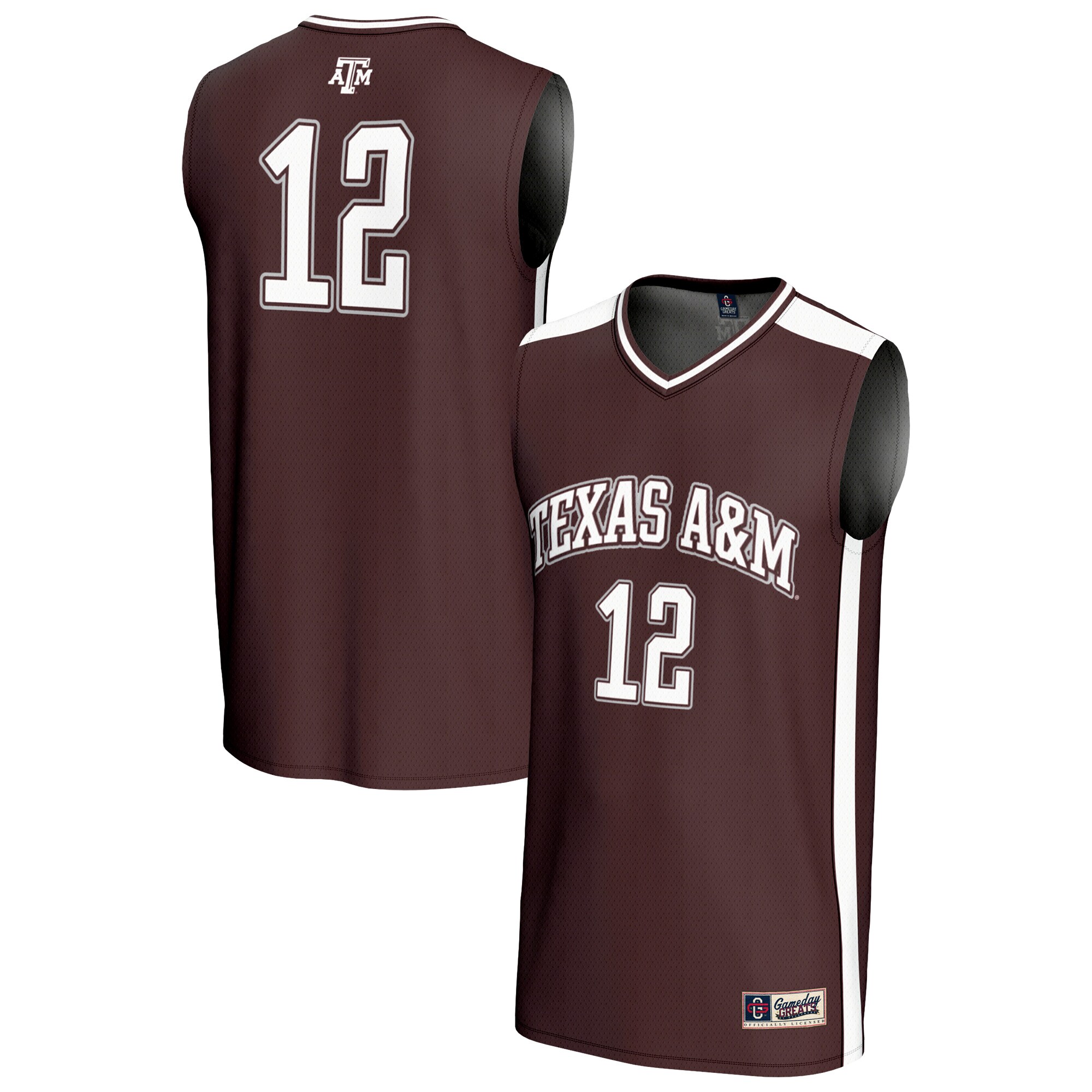 [DDG] Texas A&M Aggies GameDay Greats Unisex Lightweight Basketball Fashion Jersey - Maroon