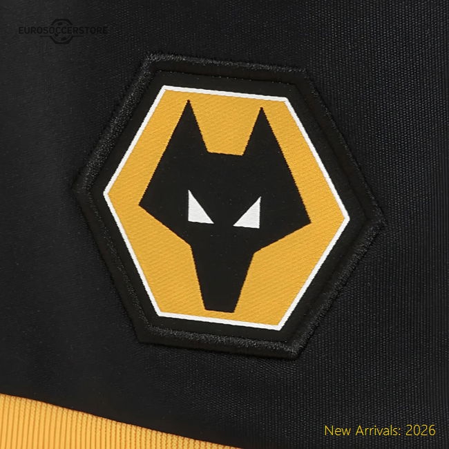 2025-2026 Wolves Home Shorts (Black) - Kids