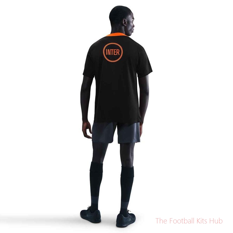 Inter Milan Training T-Shirt Dri-FIT Academy Pro Pre Match 3rd - Black/Thunder Blue/Safety Yellow