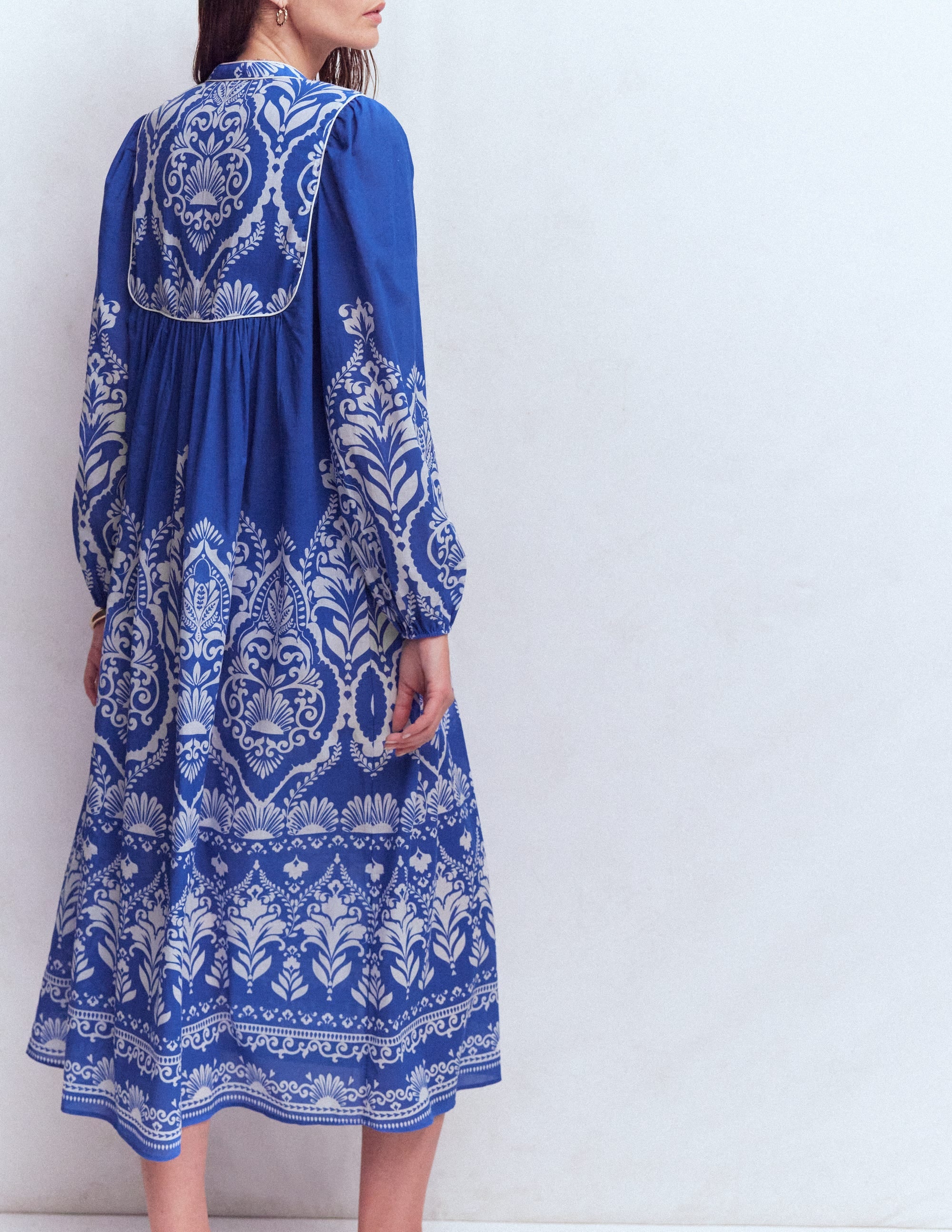Boho Tie Neck Kaftan