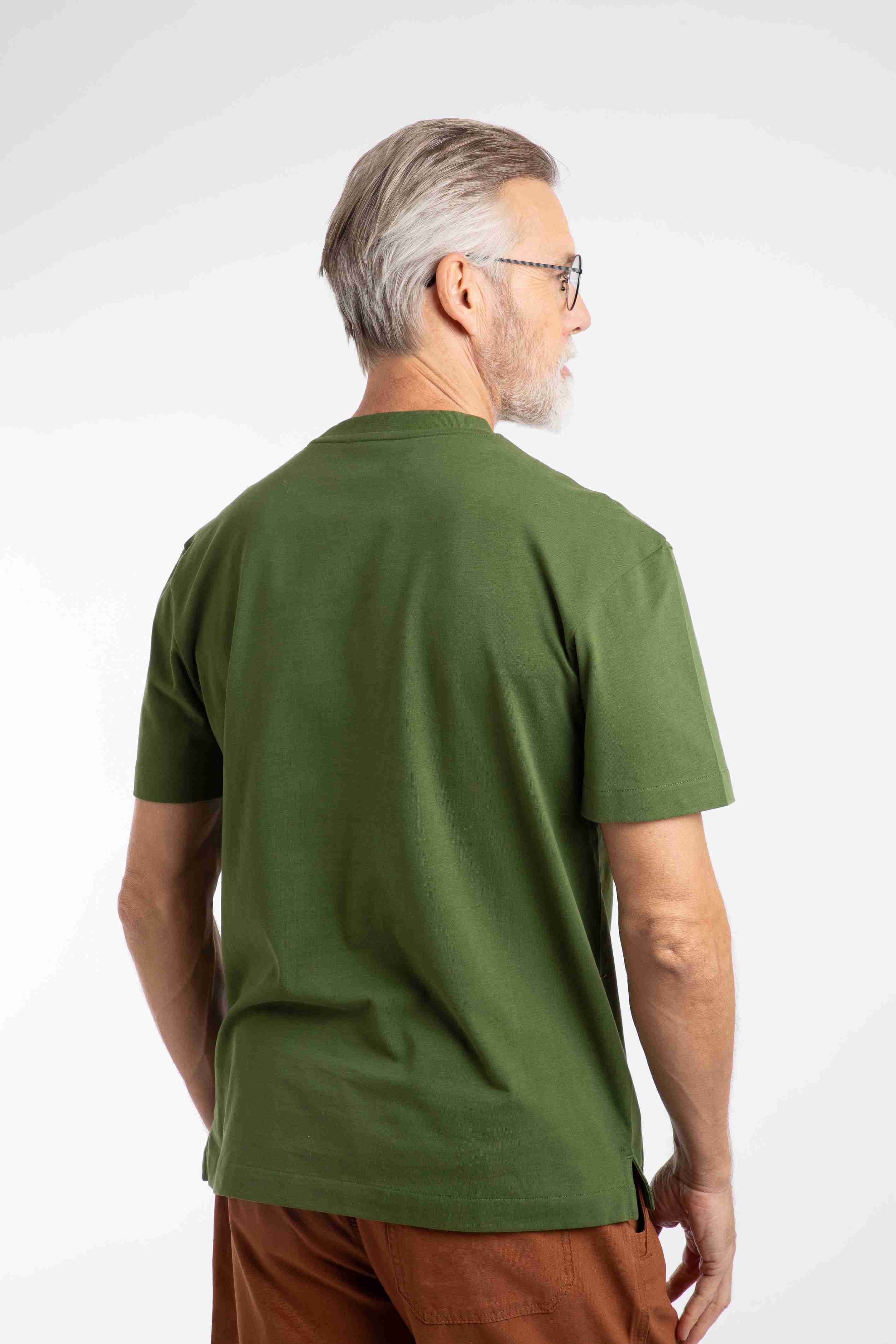 Keaton Super Soft Pocket T-Shirt Ginko Green