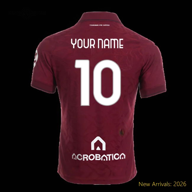 Torino Children 2025 Home Jersey Shirt Football Fan Match Day Essential