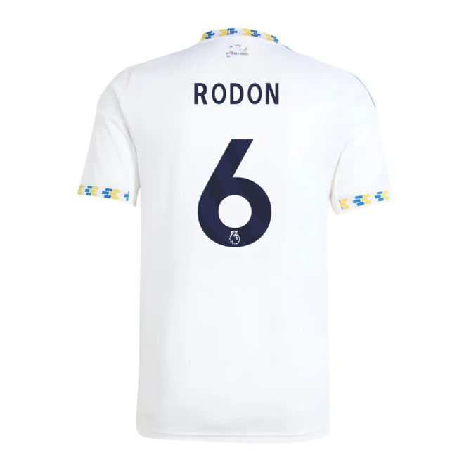 Rare Budget-Friendly - 2025-2026 LEE Home EPL Shirt Rodon 6 Adult#859