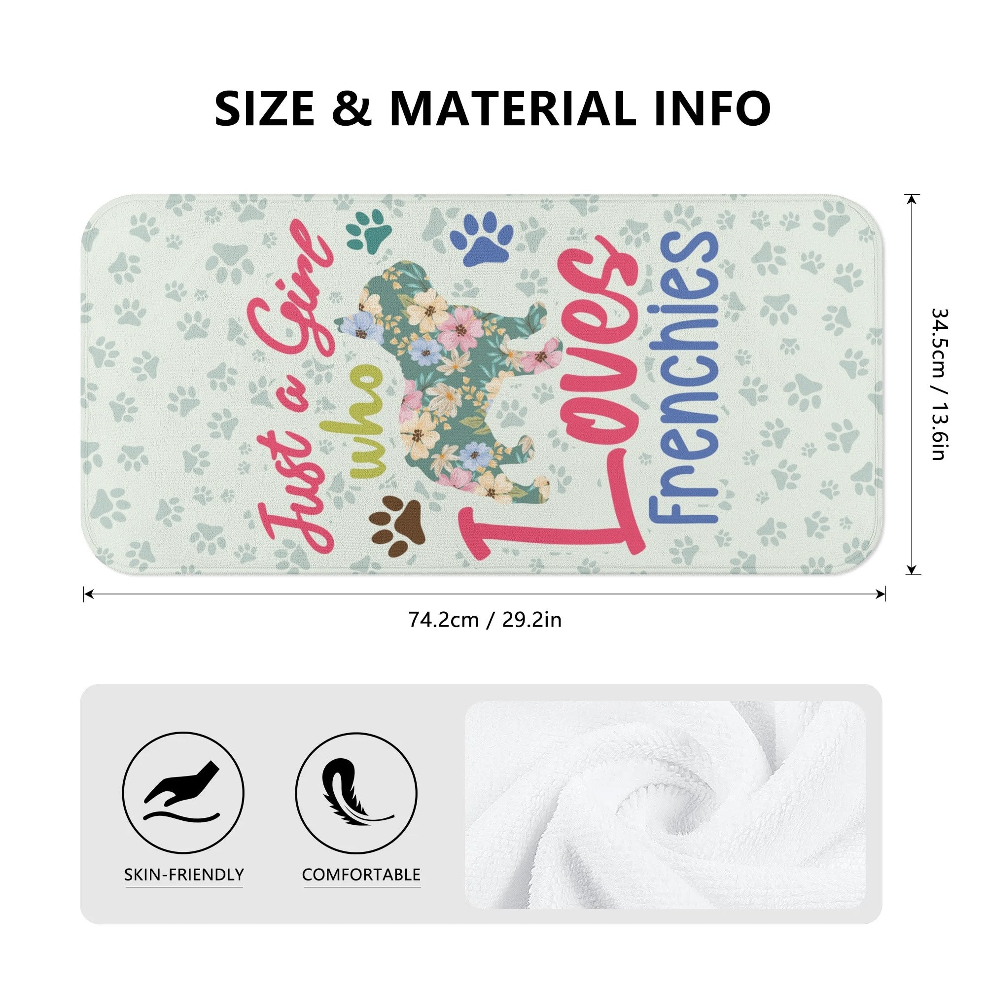 Street-Ready Comfortable Diesel - Towel For Frenchie Lovers for Home Use