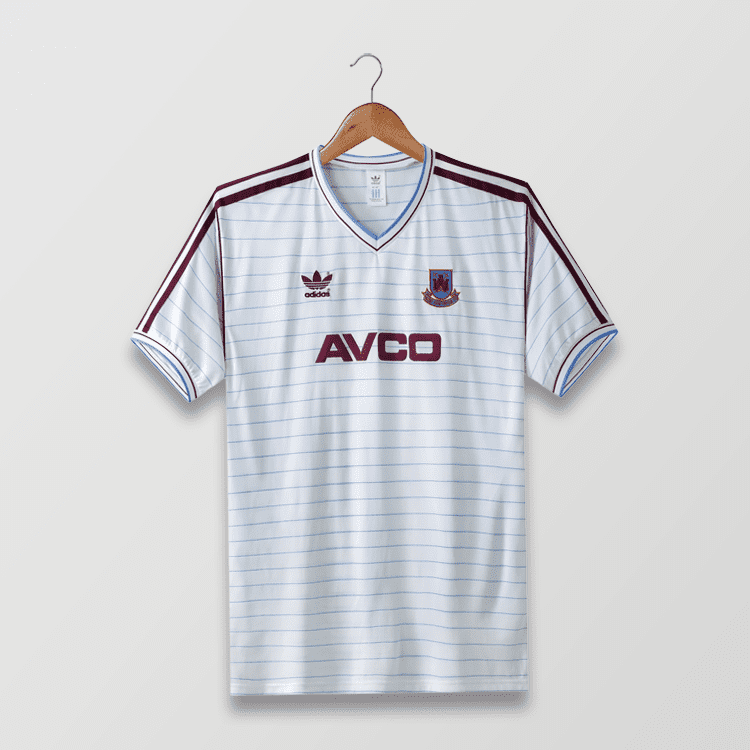 Westham Away Football Jersey 1986 season