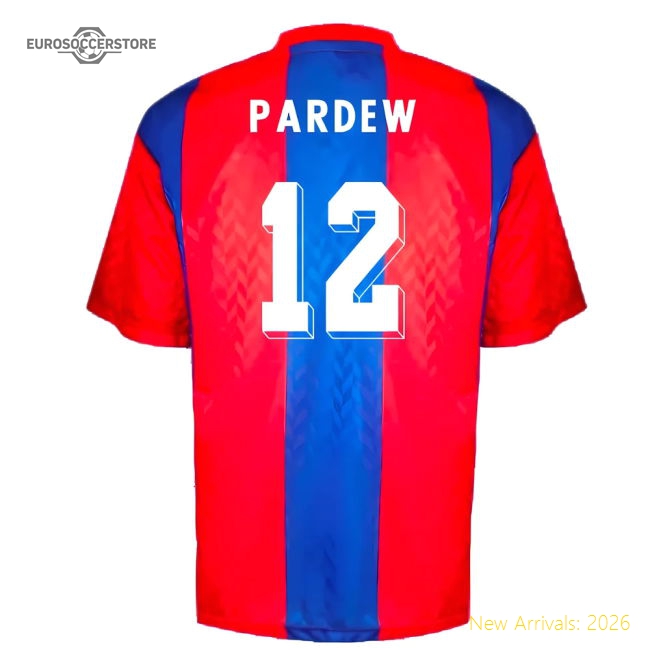 Crystal Palace 1991 Zds Cup Final Shirt (pardew 12) - Match Day Jersey
