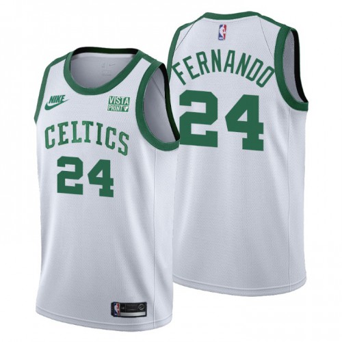 BOS White Nike B. Celtics #24 NBA Jersey NBA Fan Apparel Basketball Jersey
