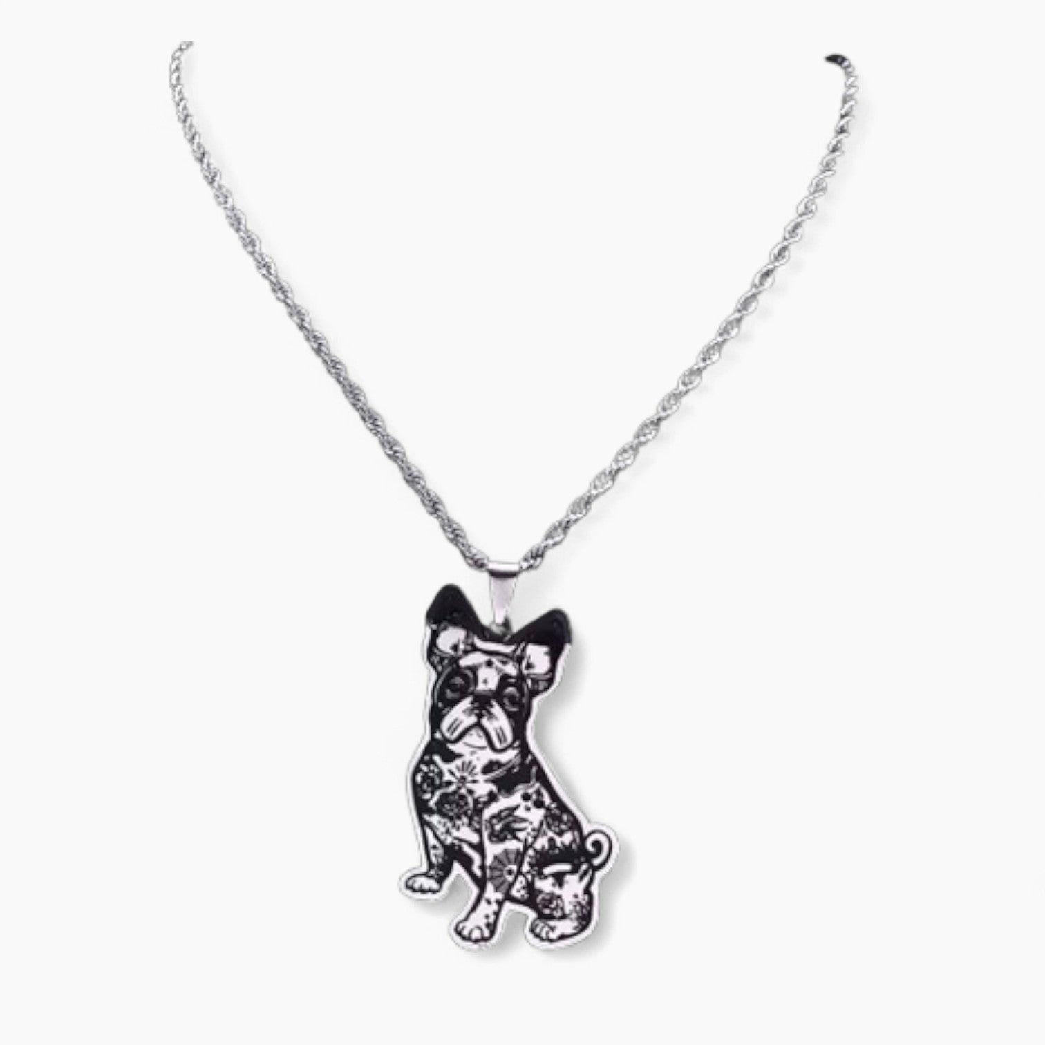 Everyday Gothpaw French Bulldog Necklace Gothic – Dark & Stylish Bull...