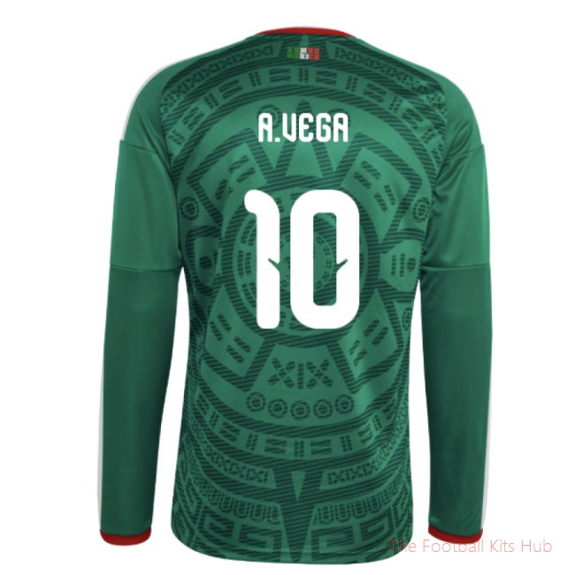 [EFS] 2026/27 Mexico Long Sleeve Home Shirt (A.Vega 10)