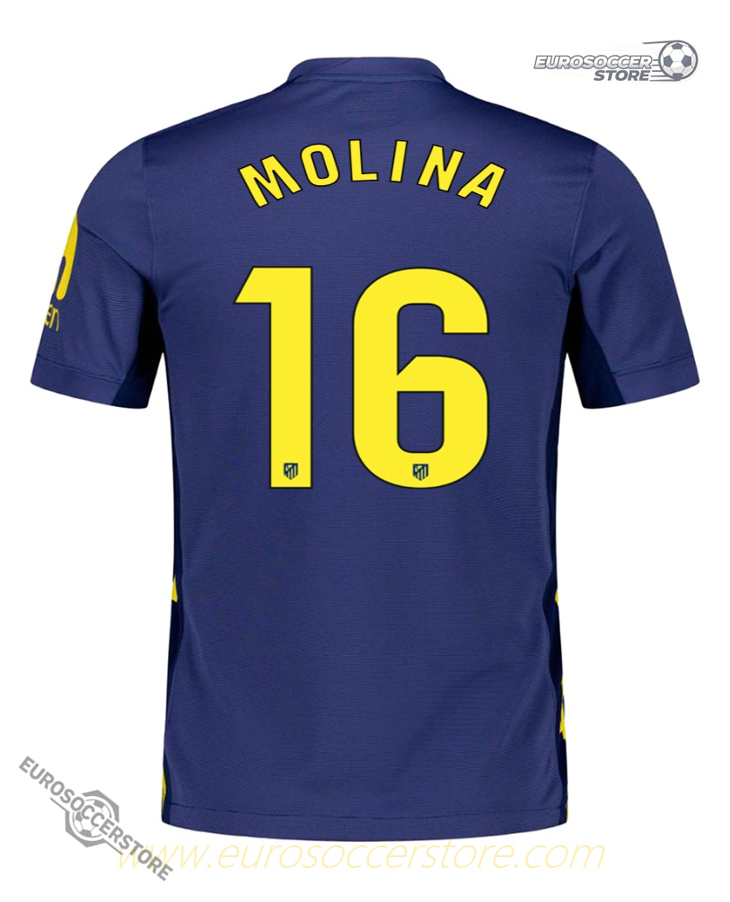 MOLINA 16 Away Jersey for Atletico Madrid 25-26 Season