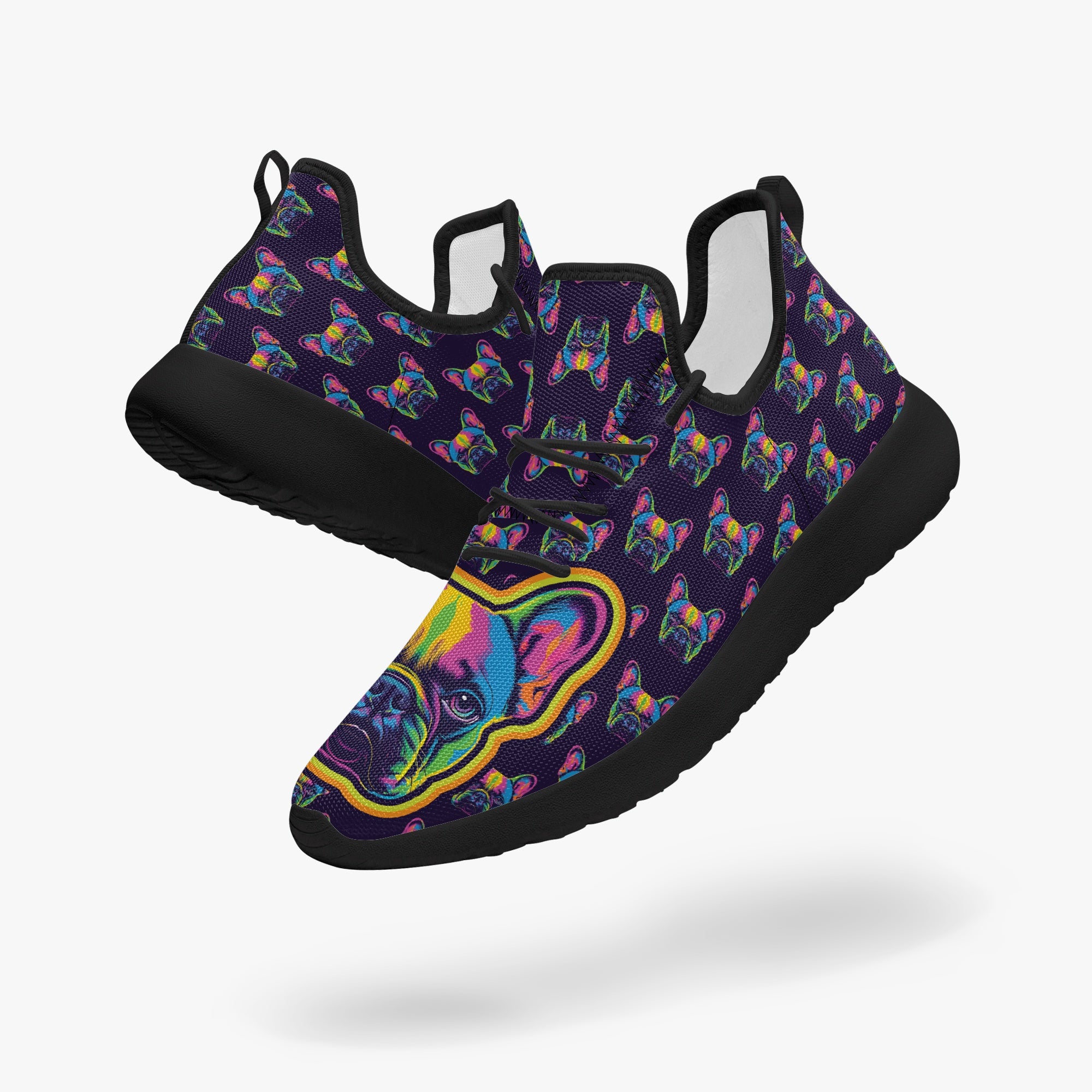 - Bulldog Inspired Classic Sneakers Pet Owner Apparel | Unique Design