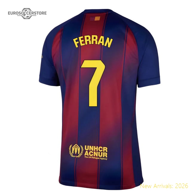 2025-2026 Blaugrana Main Jersey (ferran 7) - Competitive Price