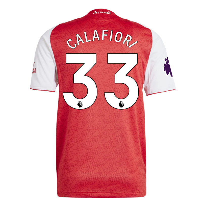 Arsenal Calafiori 2025-2026 UCL Home Jersey – Authentic Shirt